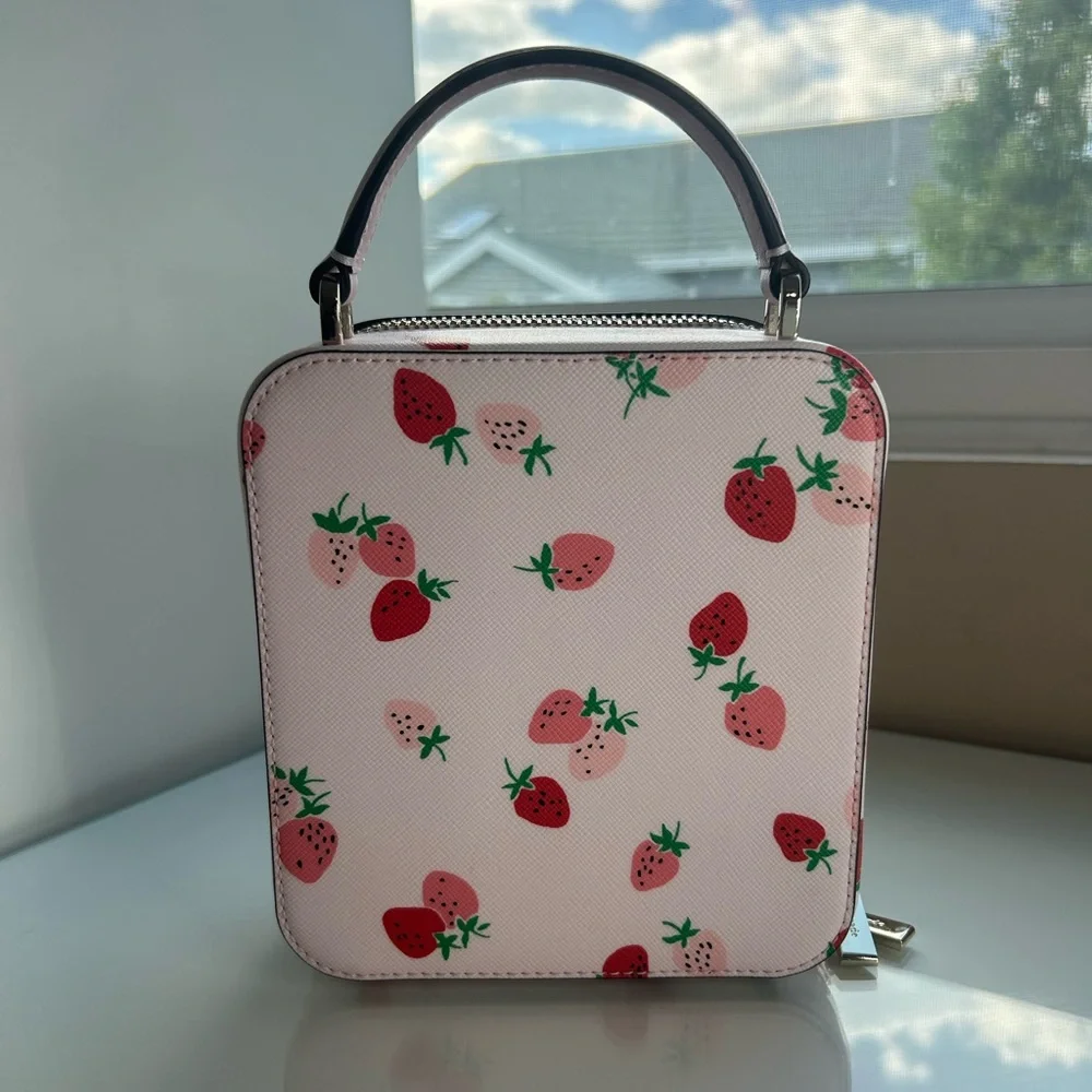 Kate Spade Strawberry Pink Small Crossbody - Picture 5 of 15